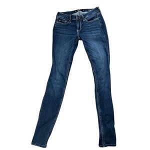 Hollister Low-Rise Super Skinny Jeans – Dark Wash – W25 L30